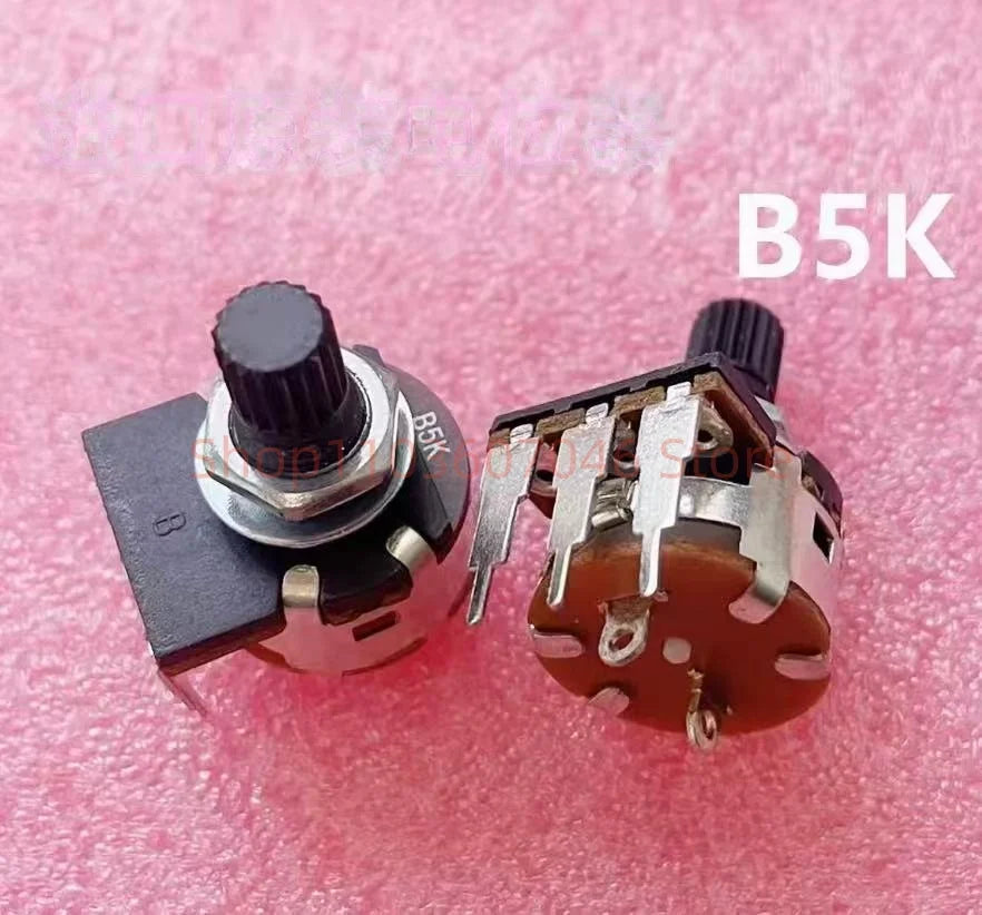2 uds potenciómetro deslizante de una sola banda con interruptor B1K 2K 5K 10K 50K 10K 500K SH WH148