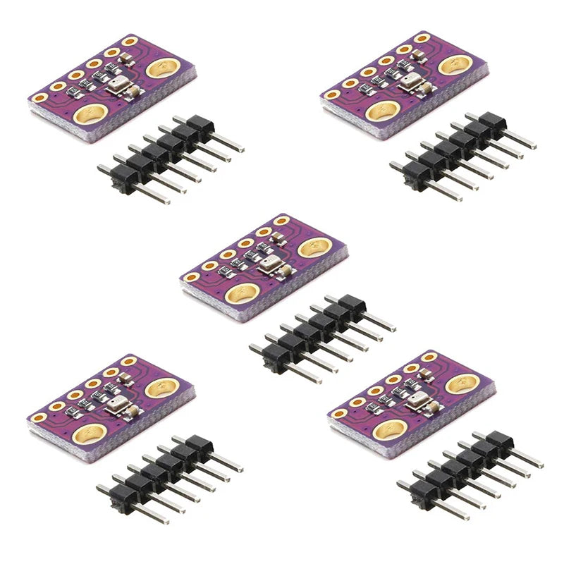 5 uds BME280 3,3 V 5V Sensor de presión atmosférica GY-BME280-3.3 Módulo Sensor de temperatura y humedad para Arduino