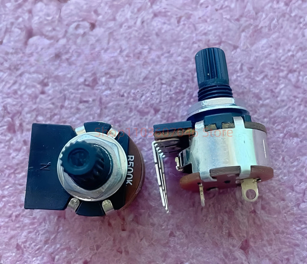 2 uds potenciómetro deslizante de una sola banda con interruptor B1K 2K 5K 10K 50K 10K 500K SH WH148