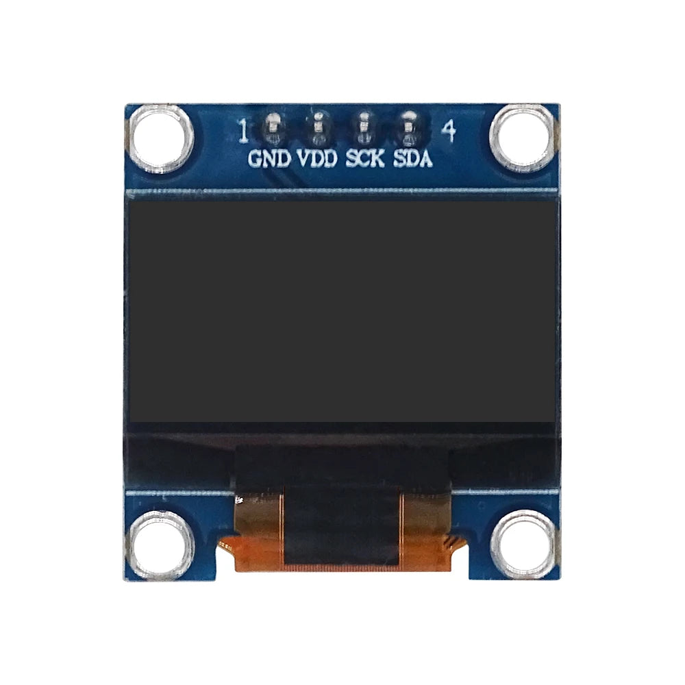 Módulo de pantalla OLED SSD1306 I2C IIC SPI Serial 128X64 LCD, 4 pines, Amarillo, Azul blanco, para Arduino (cabezales de pines soldados), 0,96 pulgadas