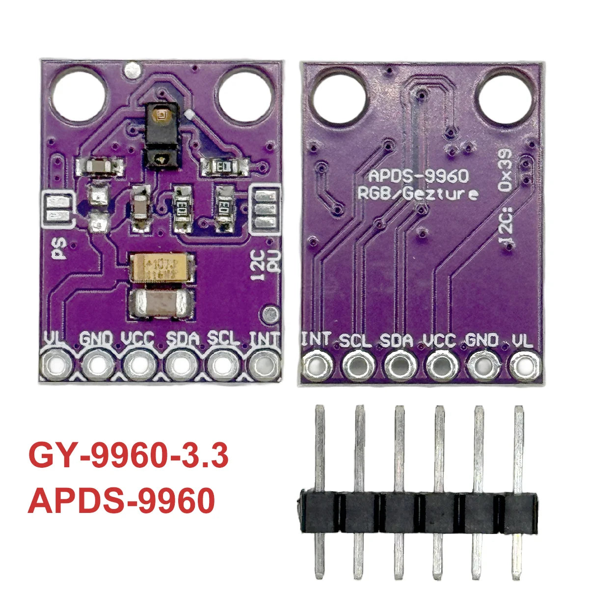GY-9960-3.3 APDS-9960 Detección de proximidad y detección de gestos sin contacto RGB y gestos APDS9960 GY-9960