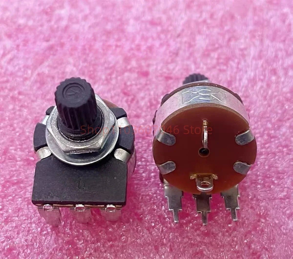 2 uds potenciómetro deslizante de una sola banda con interruptor B1K 2K 5K 10K 50K 10K 500K SH WH148