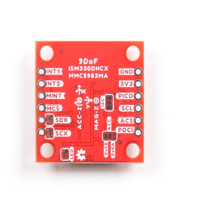 1 Uds SEN-19895 9DoF IMU ISM330DHCX MMC5983MA módulo IMU de 9 ejes