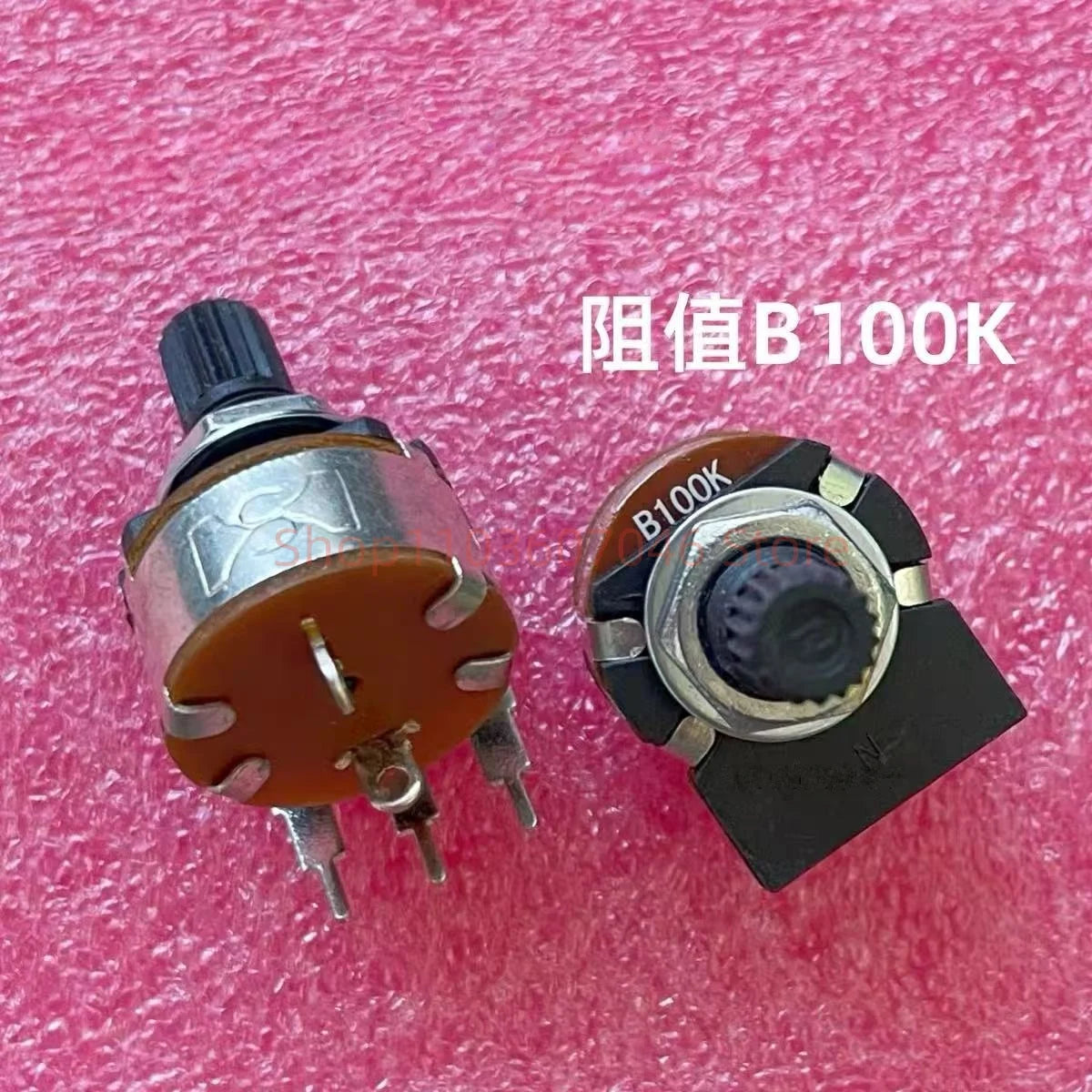 2 uds potenciómetro deslizante de una sola banda con interruptor B1K 2K 5K 10K 50K 10K 500K SH WH148