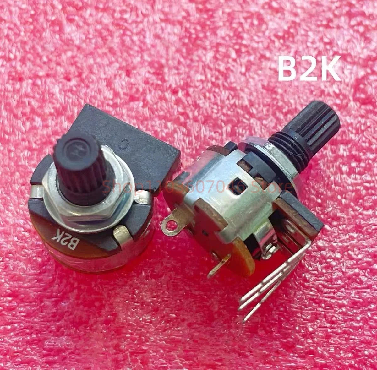 2 uds potenciómetro deslizante de una sola banda con interruptor B1K 2K 5K 10K 50K 10K 500K SH WH148