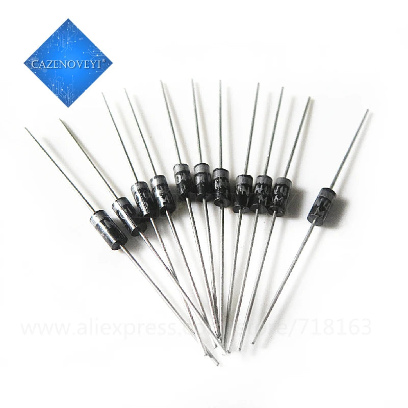 50 Uds 1N5817 1N5819 1N5399 1N4937 1N4004 diodo rectificador Schottky 1N4001 1N4007 UF4007 HER107 FR207 FR157 FR107 RL207 DO-41