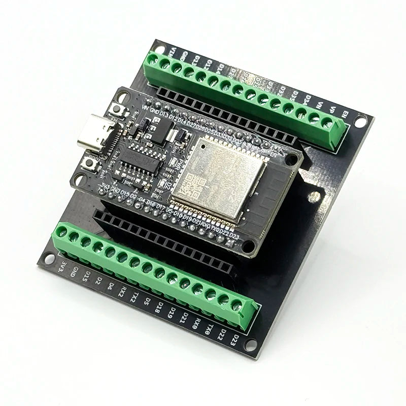 Placa de desarrollo ESP32 WiFi + módulo Bluetooth consumo de energía ultrabajo Nodo de doble núcleo MCU-32S ESP32-WROOM-32D 32U placa de 30 pines