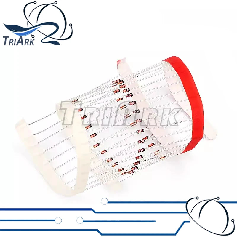 50 Uds diodos de conmutación de alta velocidad 1N4148 IN4148 DO-35 nuevo original